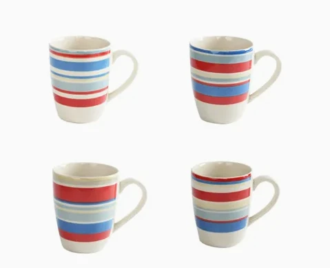 Ceramic Tableware Featuring Colorful Stripe Designs suppliers
