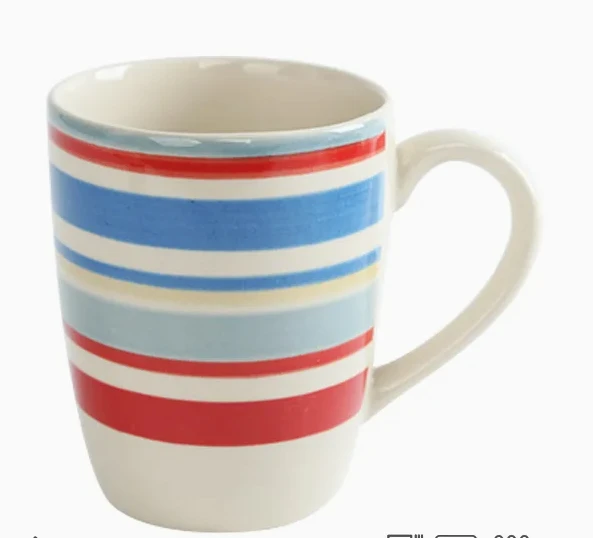 Ceramic Tableware Featuring Colorful Stripe Designs factory